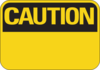 Fill In Your Own Text Caution Sign Clip Art